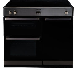 Belling DB490Ei 89.6cm Electric Induction Range Cooker - Stainless Steel